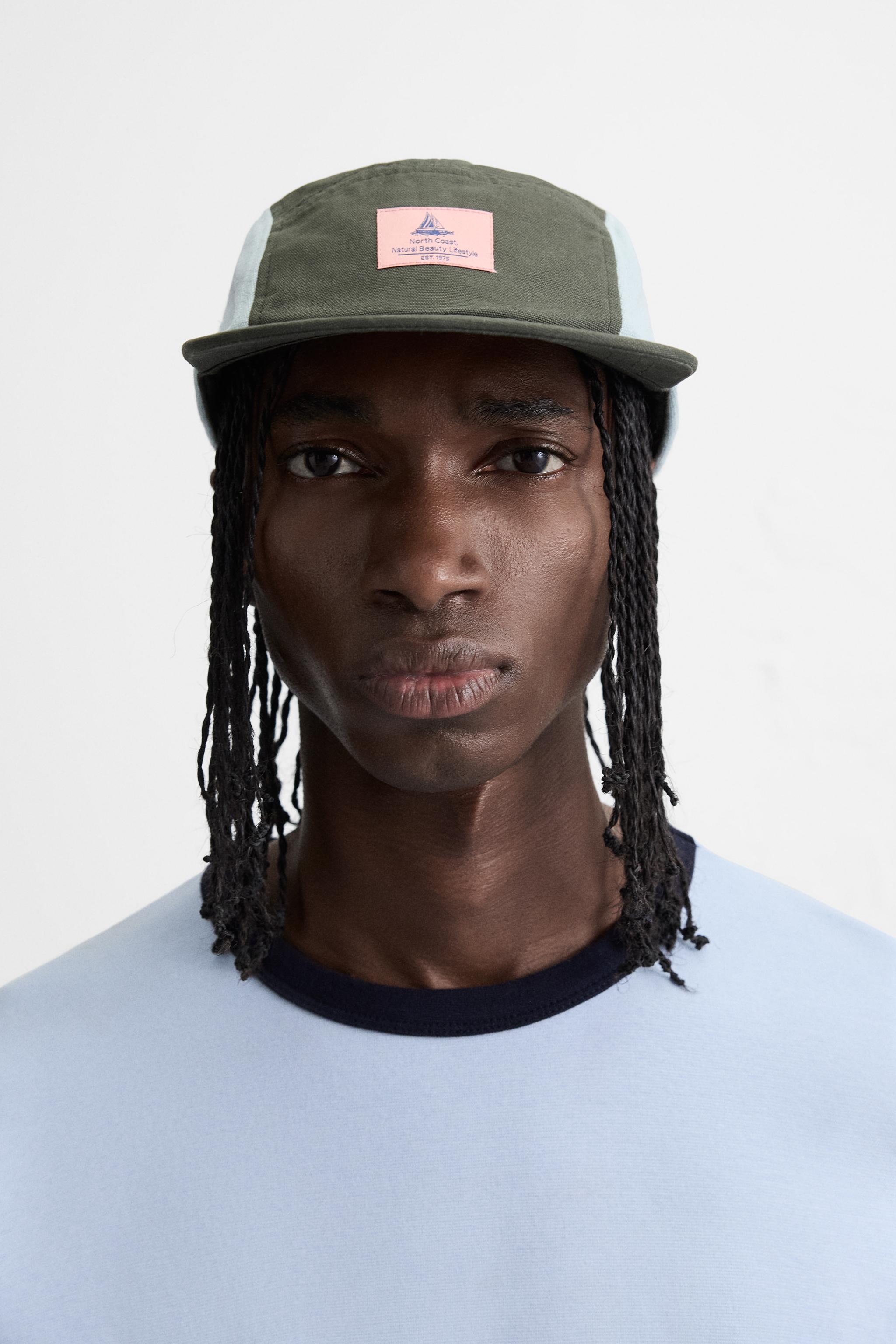 CASQUETTE COLOR BLOCK AVEC PIÈCE
